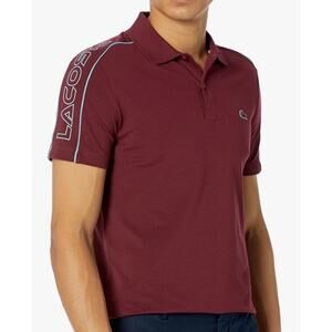 Lacoste Men's Short Sleeve Piping Slim Fit Polo Shirt, ZIN/ANSE M